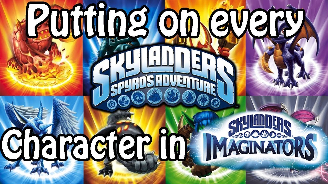 Примеряем всех 33 персонажей Spyro's Adventure в Skylanders Imaginators