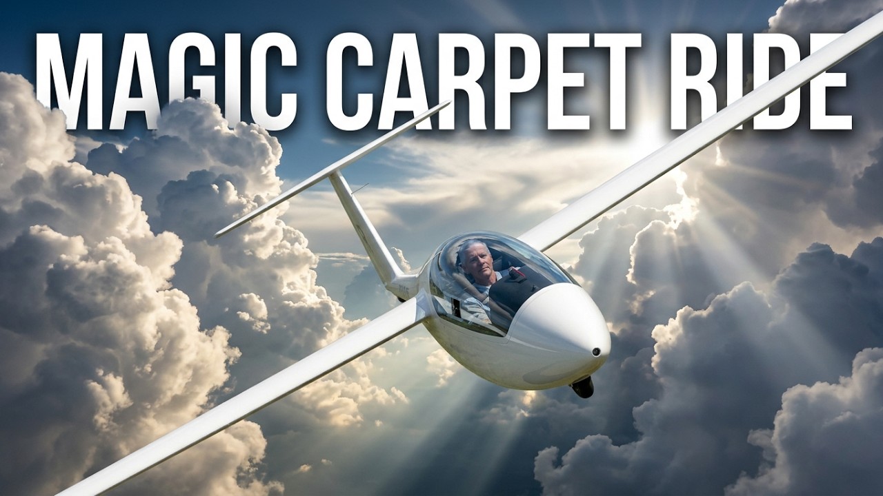 Flying gliders in thermal streets. ASW-20B. Its a magic carpet ride Roy Dawson video