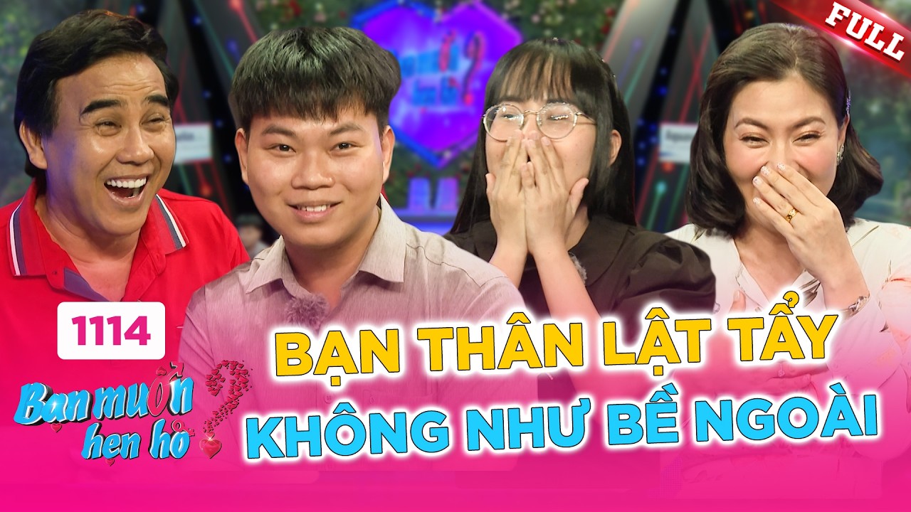 Bạn Muốn Hẹn Hò #1114B | Chàng kế toán run rẩy trên sân khấu, ai ngờ bị bạn thân lật tẩy