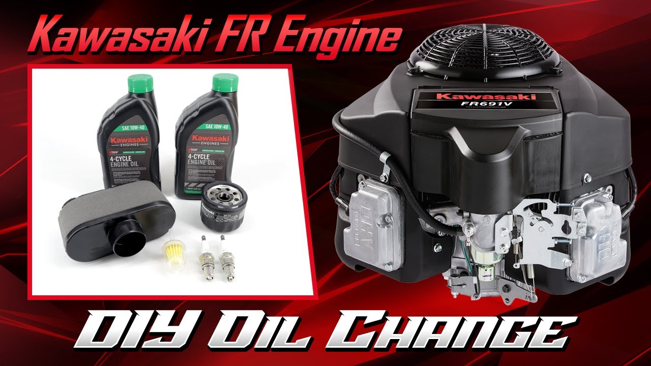 Kawasaki FR Engine Oil Change - Service - Tune Up