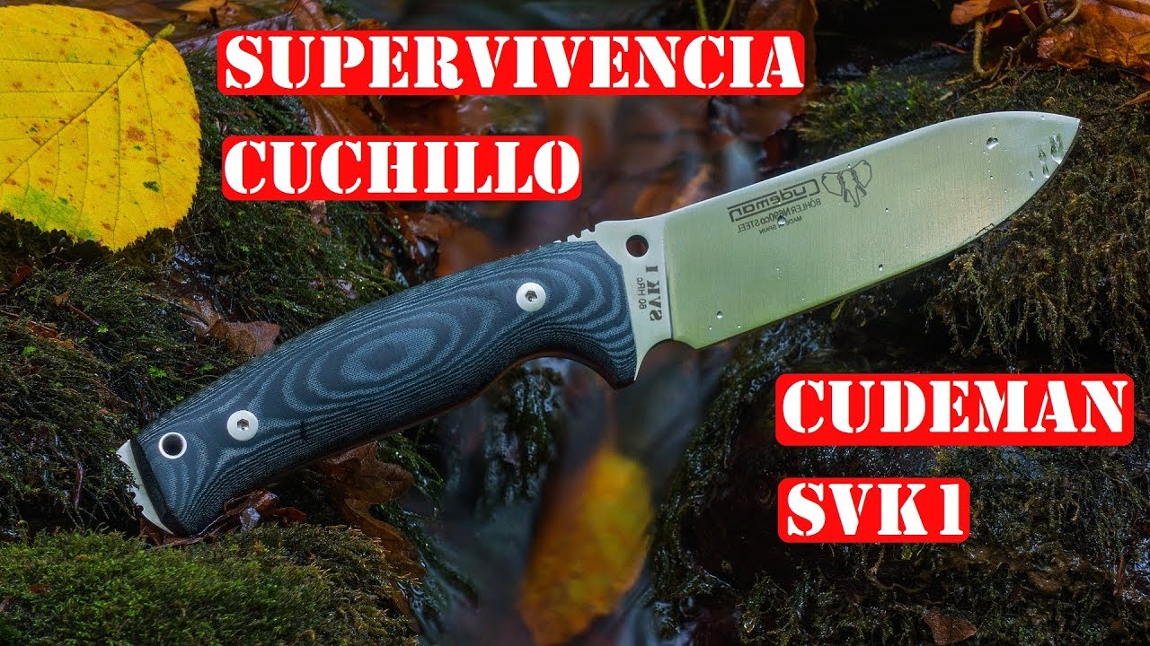Cuchillo De Supervivencia Con Kit - Cudeman SVK1