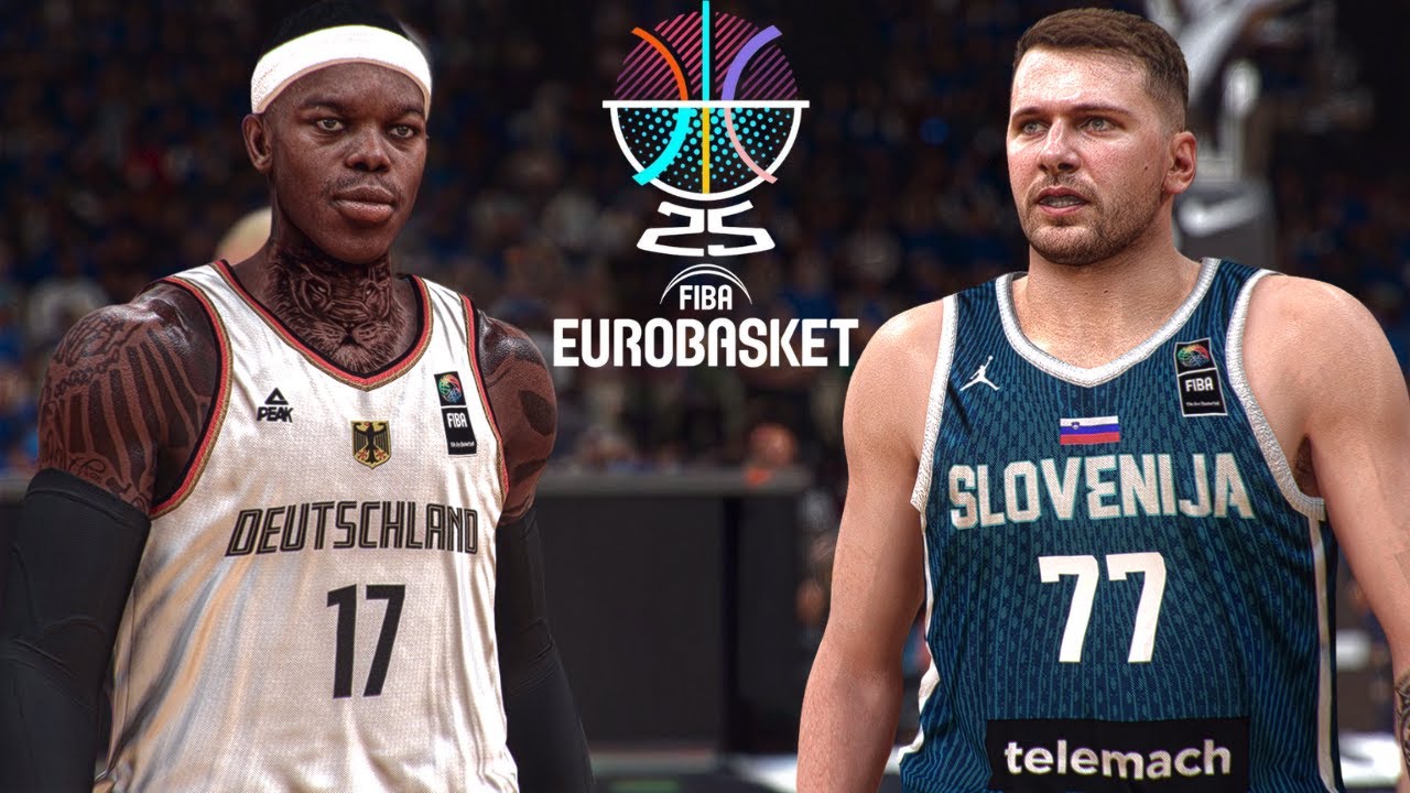 GERMANY 🇩🇪 vs SLOVENIA 🇸🇮 | Quarter-Finals | FIBA EuroBasket 2K26 | 1XBET Full Gameplay