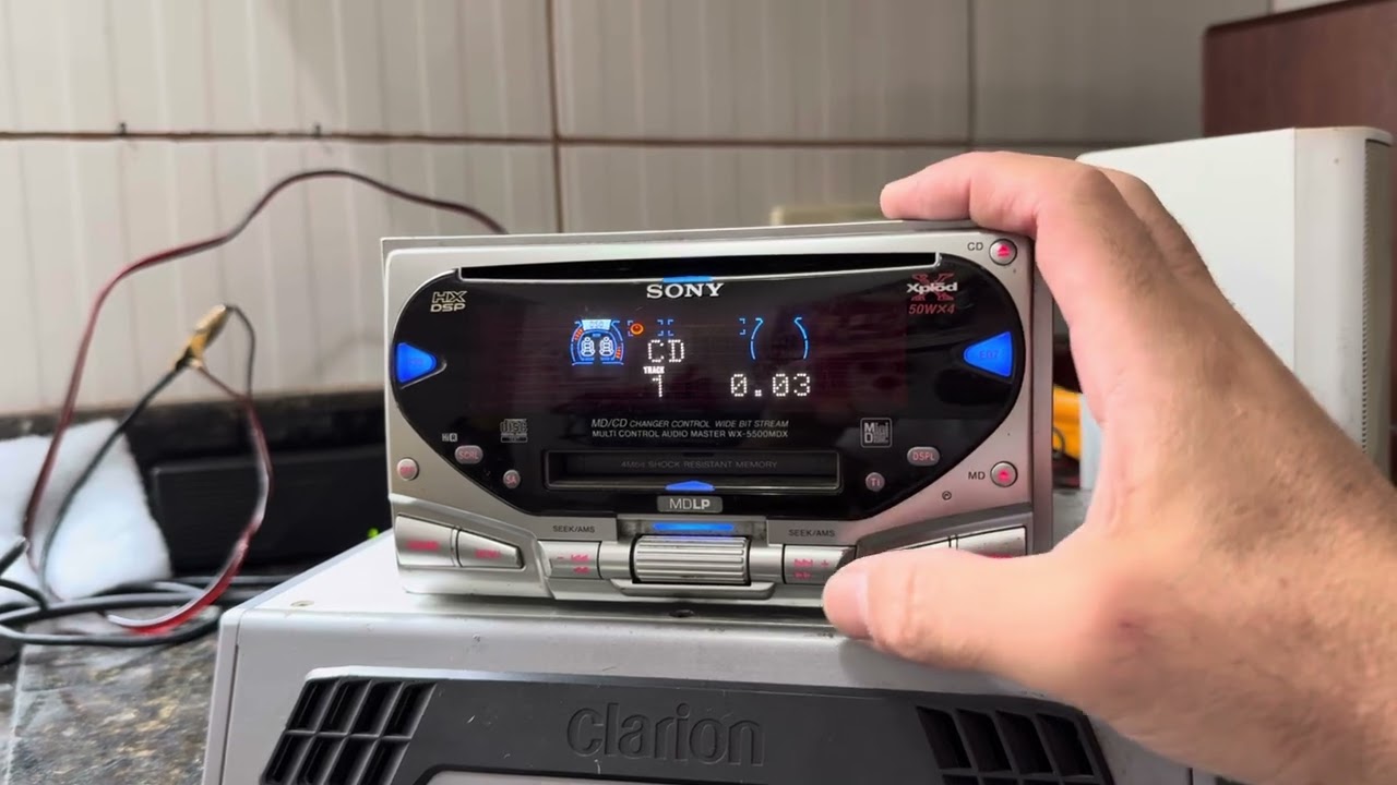 Teste Sony WX-5500MDX