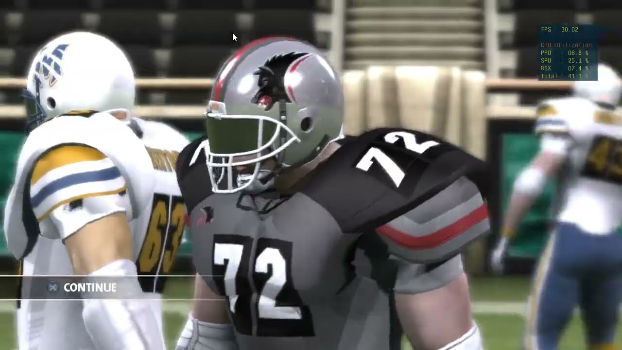 Backbreaker - Gameplay (RPCS3)