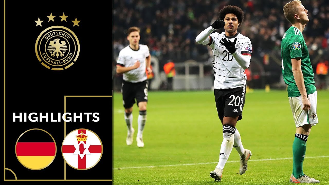 Hattrick! Serge Gnabry on fire | Germany vs. Northern Ireland 6-1 | Highlights | Euro Qualifiers
