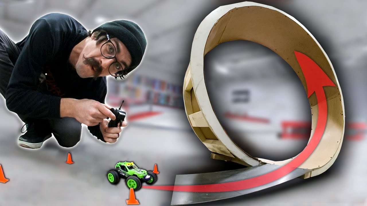 CAN IT LOOP? | FAST Mini RC In The Skate Park!