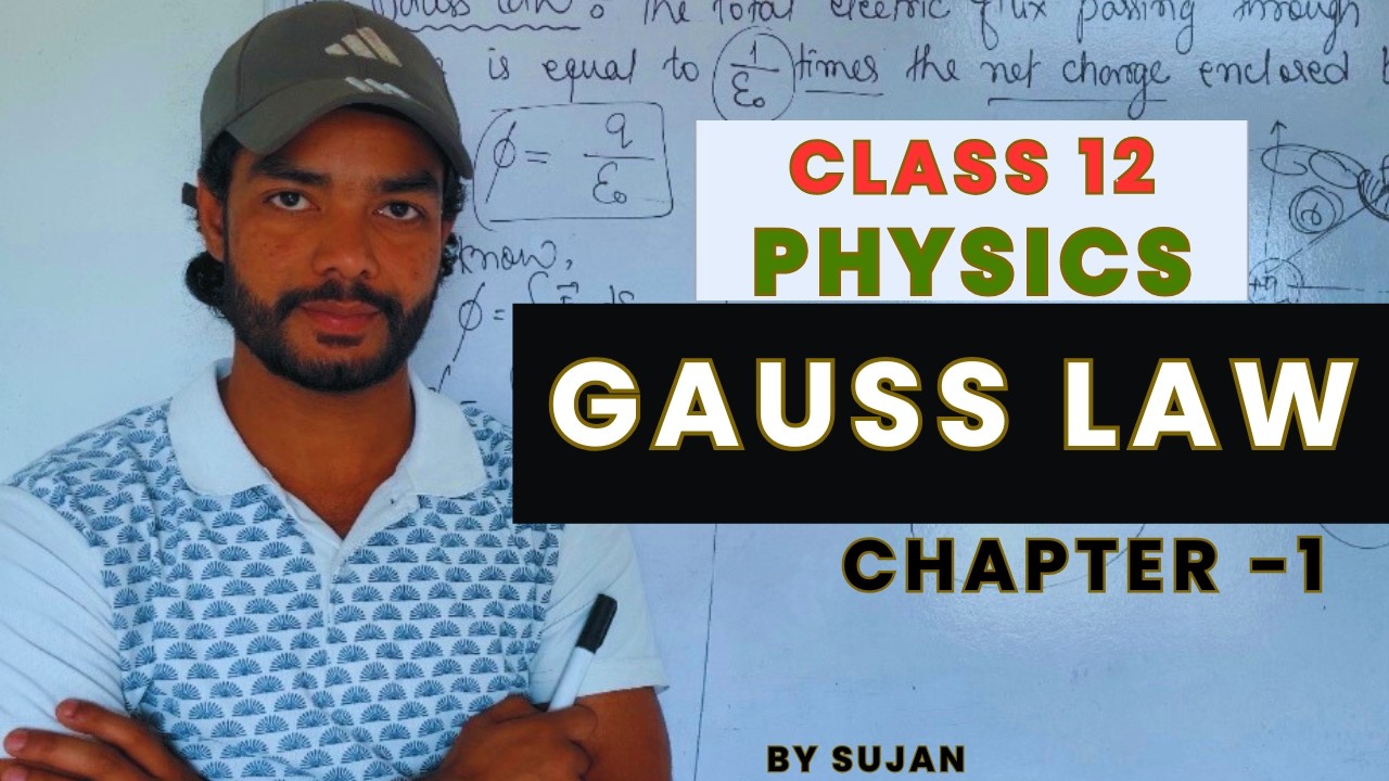 Gauss Law proof || Class12 , Chapter-1 || Electric Charges and Fields || #sujan #physics #gausslaw