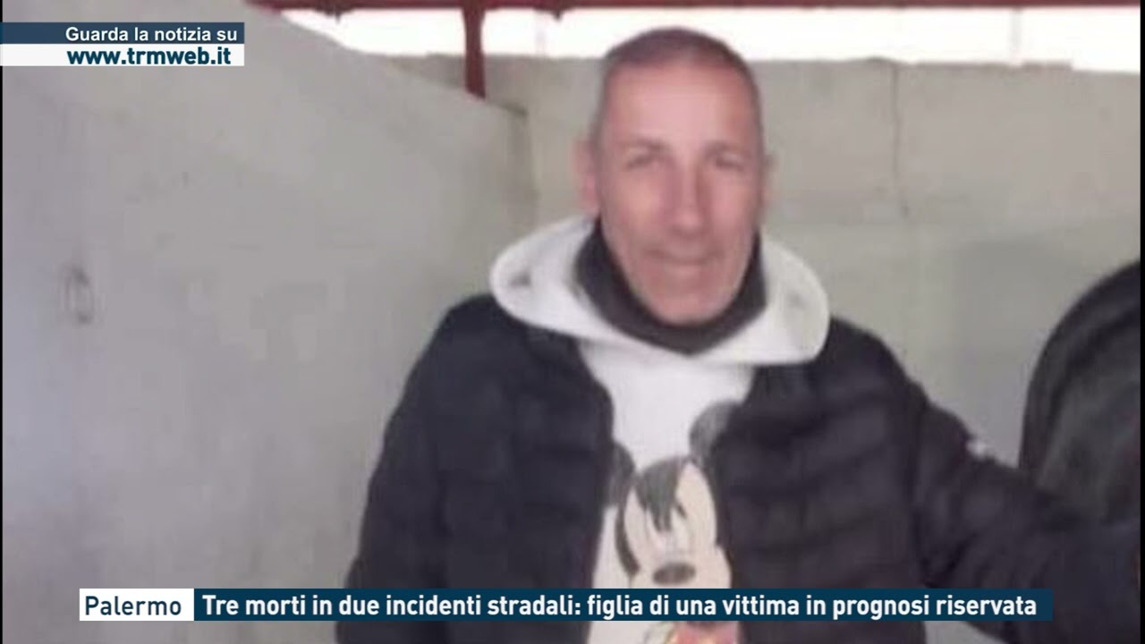 Palermo - Tre morti in due incidenti stradali: figlia di una vittima in prognosi riservata