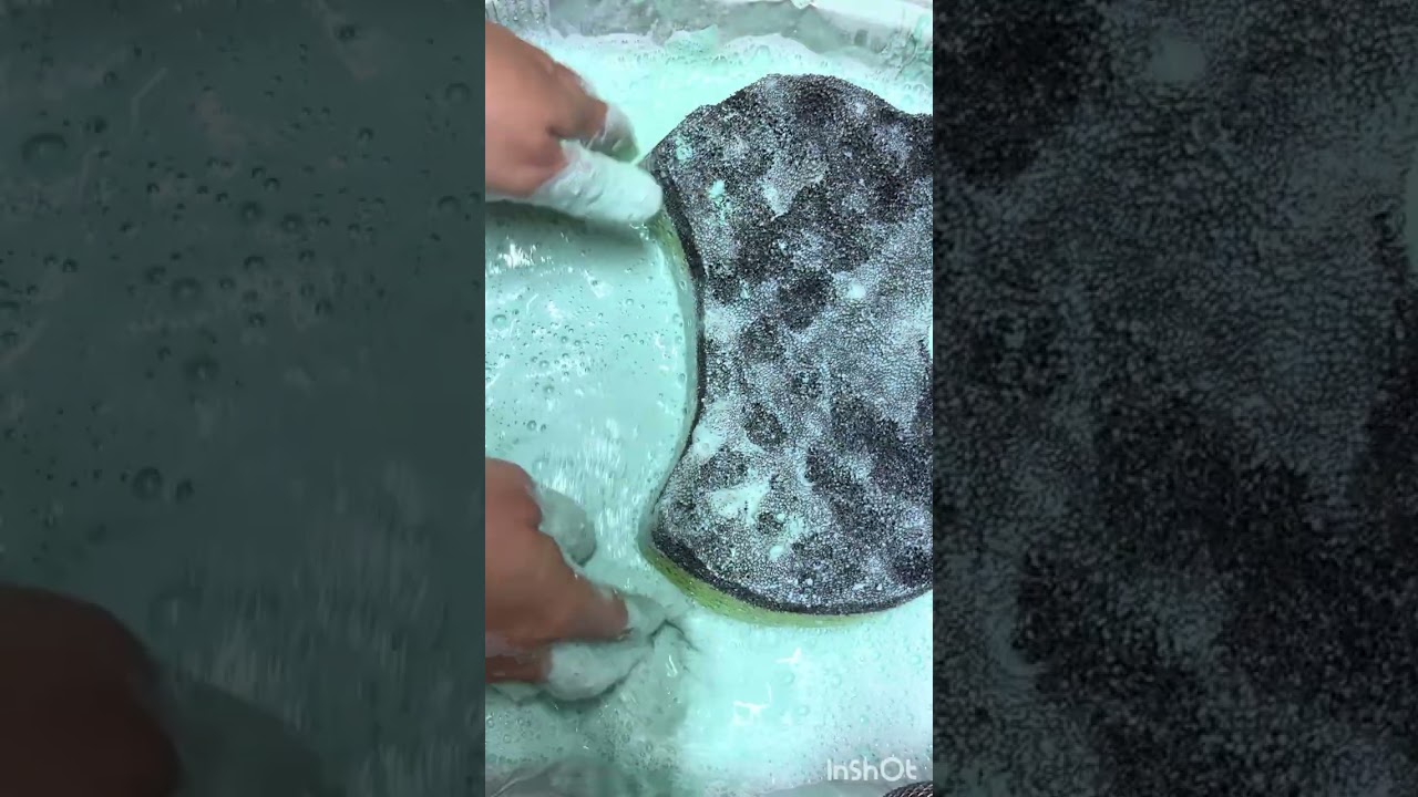 Ajax reciclado #oddlysatisfying #odlysatisfying #relax #cleantok 