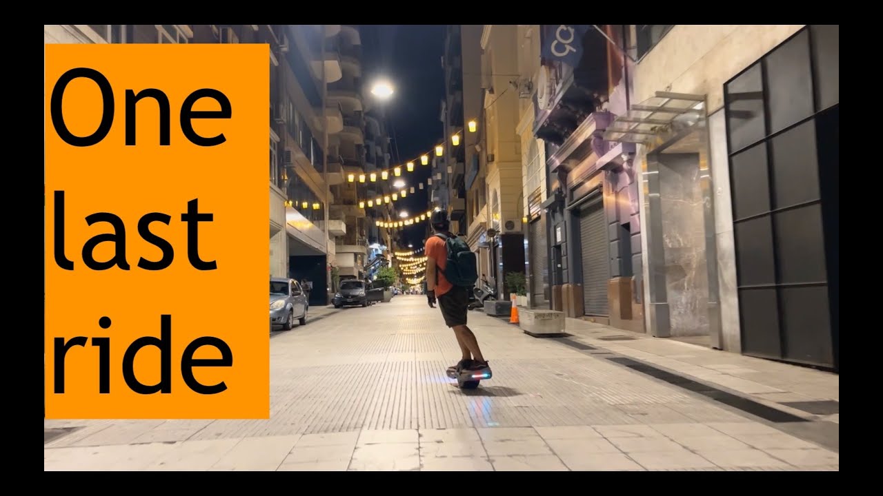 Funwheel X7 last riding footage through Buenos Aires (RAW)