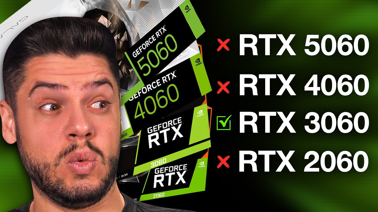RTX 5060 vs RTX 4060 vs RTX 3060 vs RTX 2060 