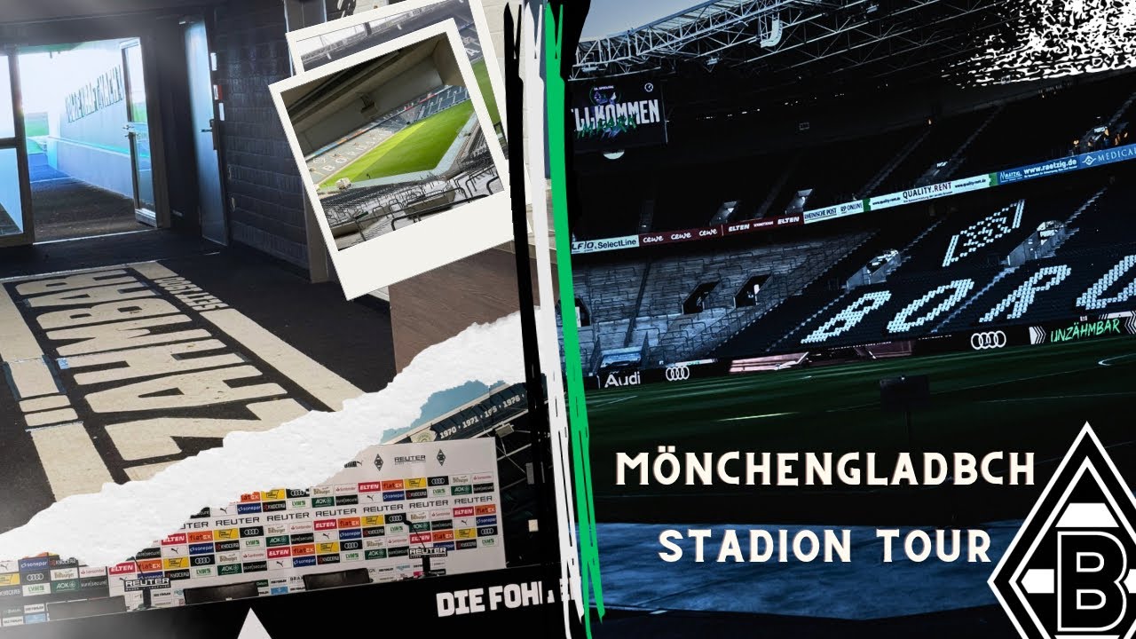 Gladbach Stadion-Tour + Hotel🔥Auf dem Rasen im Borussia-Park⚽️🏟️