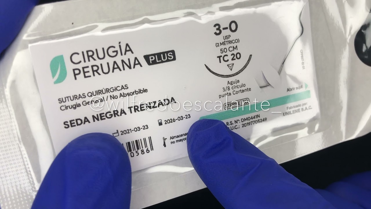 Características de la sutura | Prof. Wilfredo Escalante Otárola