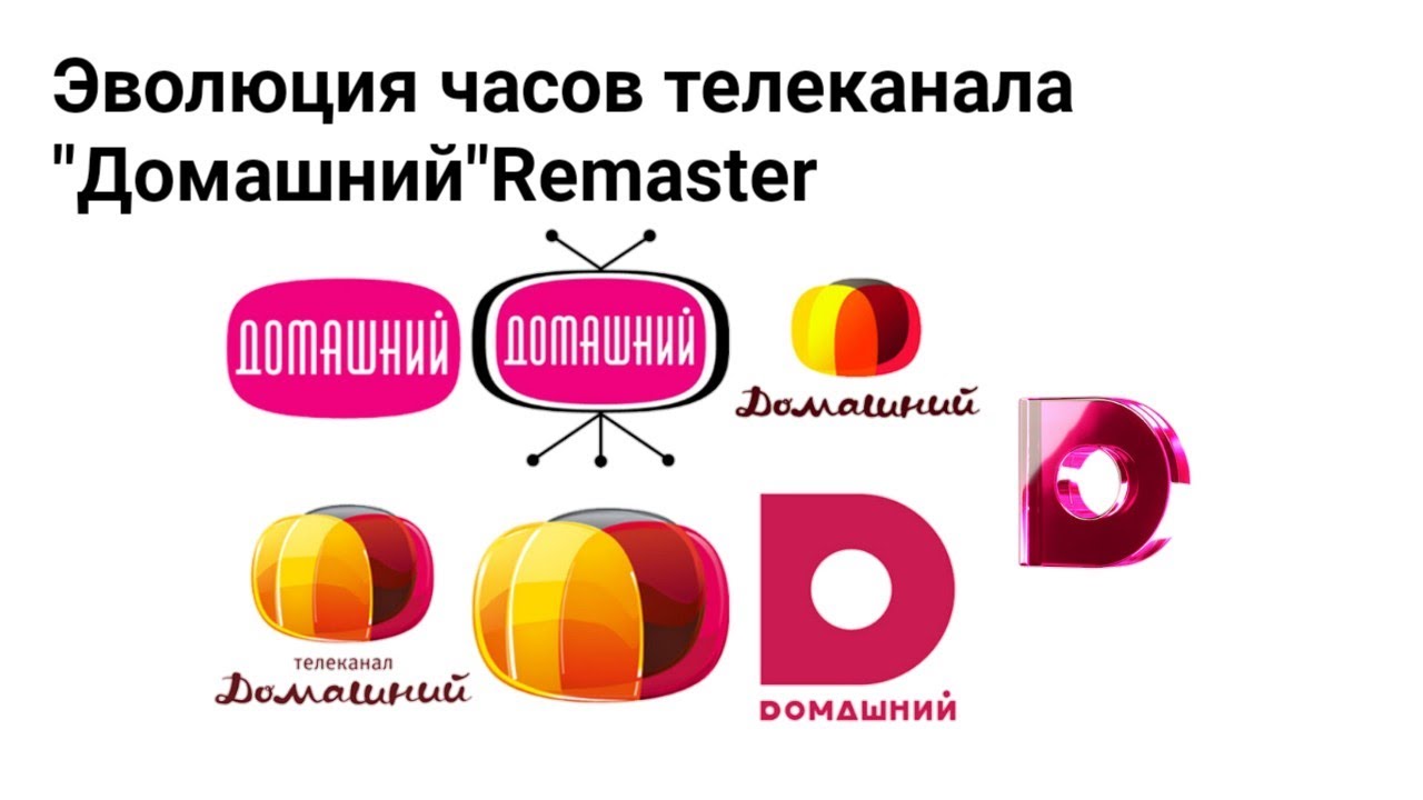 Эволюция часов телеканала 