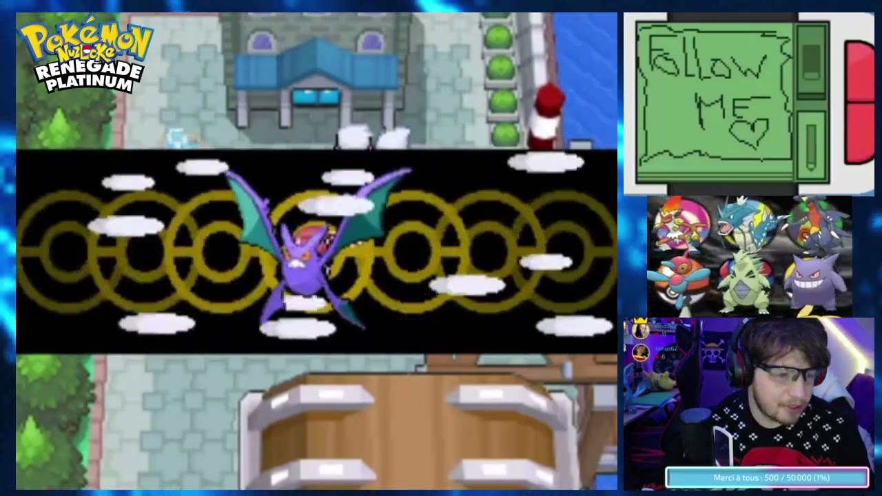 Pokémon Renegade Platinum Nuzlocke partie 7 let's play fr-Lenorez59 (de plus en plus hard les CC!)