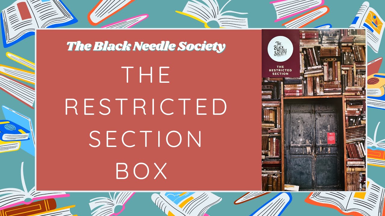 Flosstube Unboxing - The Black Needle Society - The Restricted Section