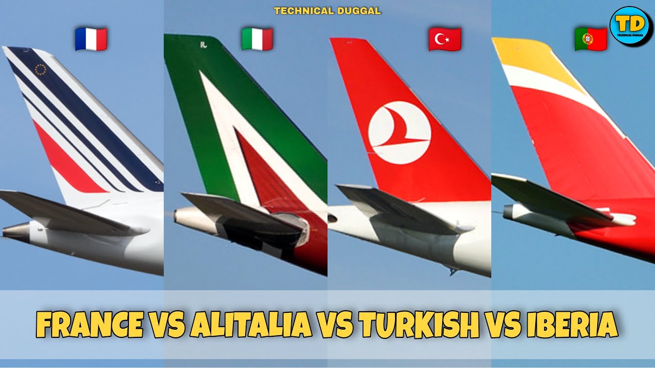 Air France Vs Alitalia Vs Turkish Airlines Vs Iberia Airline Comparison 2022 !