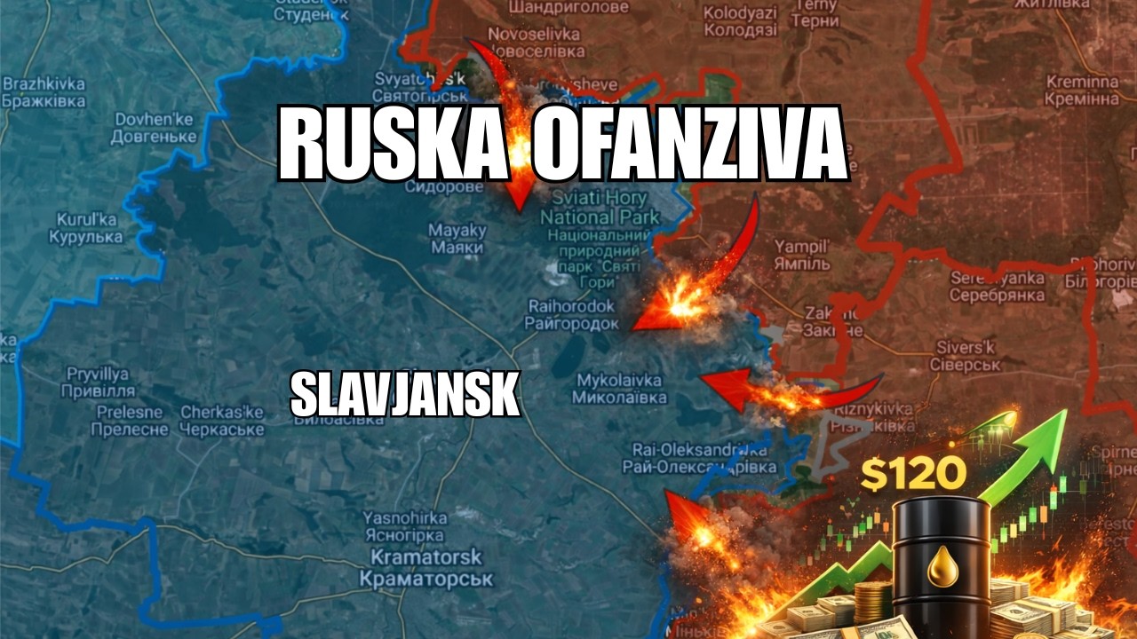 Rusi napreduju ka Slavjansku🔥