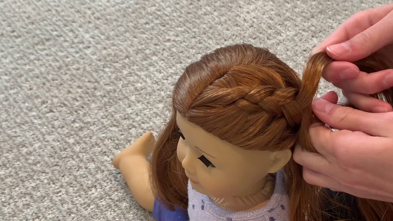 how to do dutch braids on your american girl doll