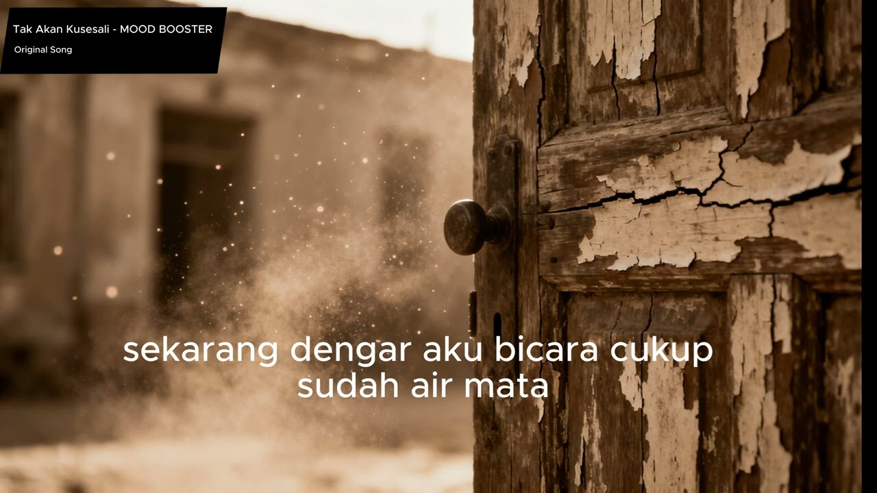 Takkan Kusesali (Official Lyric Video) | Sad Pop Rock Indonesia