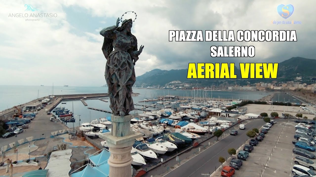 PIAZZA DELLA CONCORDIA SALERNO - AERIAL VIEW