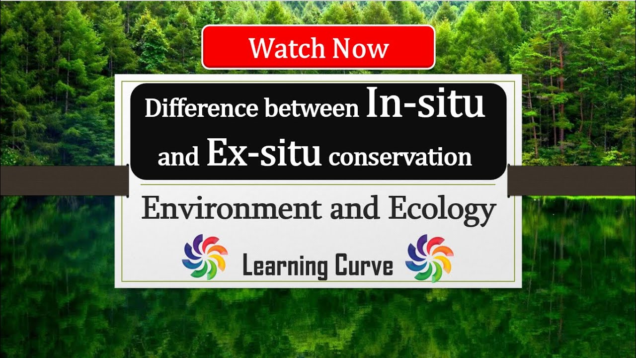 Difference between In-Situ and Ex-Situ Biodiversity Conservation | Environment and Ecology | UPSC