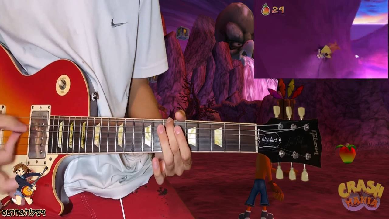 Crash Twinsanity OST -Rockslide Rumble- Guitar Cover [Especial 100 Subs] [Tabs]