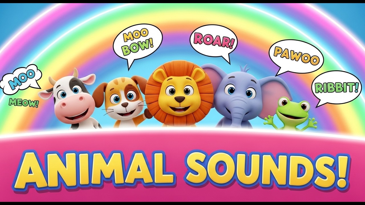Animal Sound II Pre School Kids II Fun Video