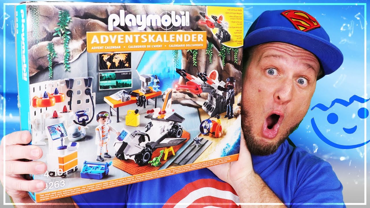 Playmobil ADVENTSKALENDER 9263 Spy Team Werkstatt Kalender Unboxing