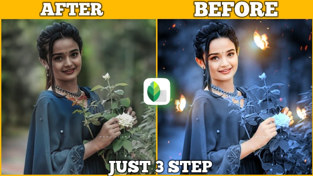 Snapseed Photo Editing Tutorial 2025 🔥| Viral Background Blur & Color Tone |