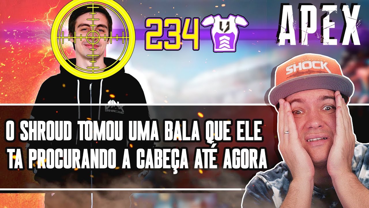 APEX REACT | DEPOIS DESSA BALA O SHROUD REPENSOU NA SUA CARREIRA NO APEX COM CERTEZA!