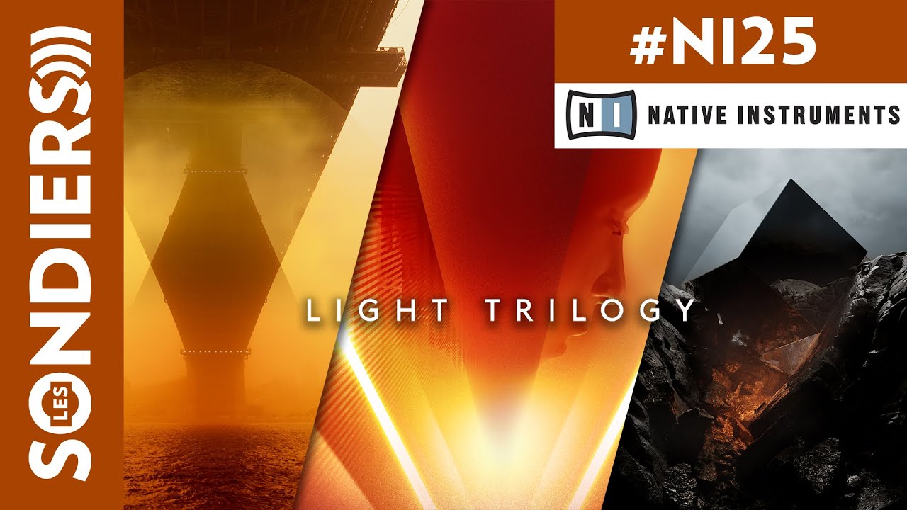 PARFAITS POUR LA TECHNO (et c'est inattendu) : LA LIGHT TRILOGY / Native Instruments