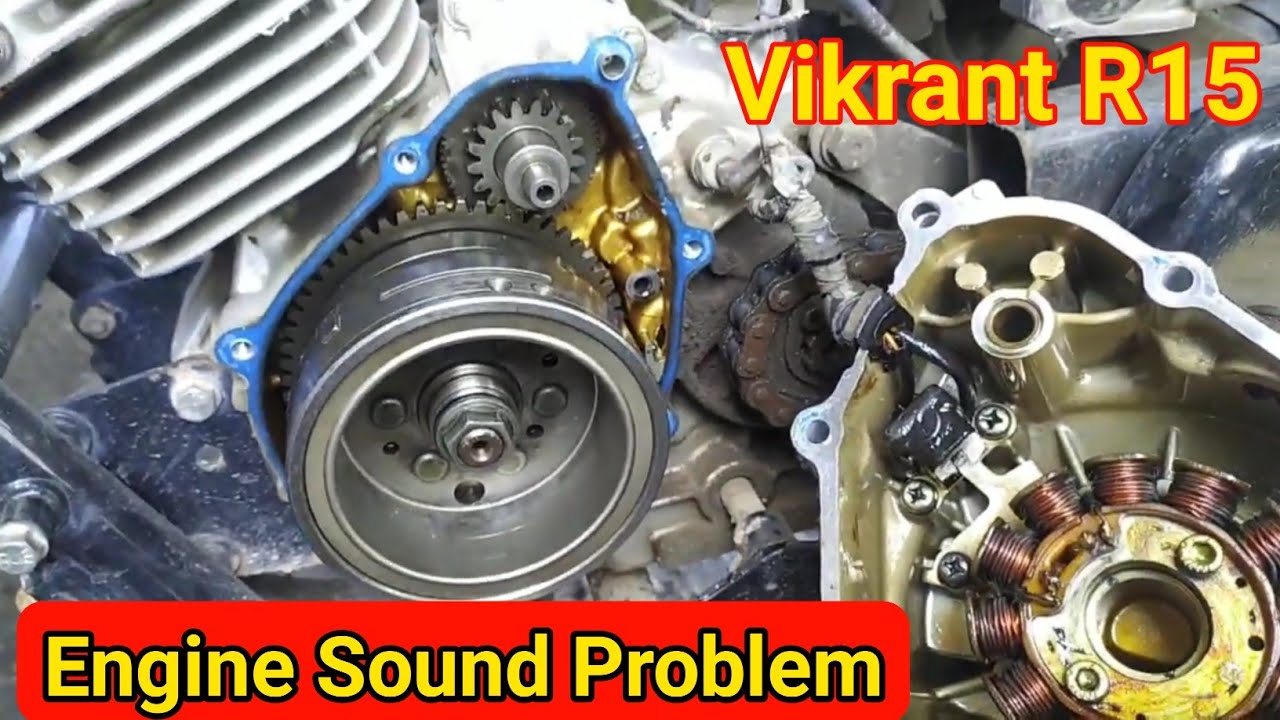 bajaj Vikrant engine sound problem // self sound problem //