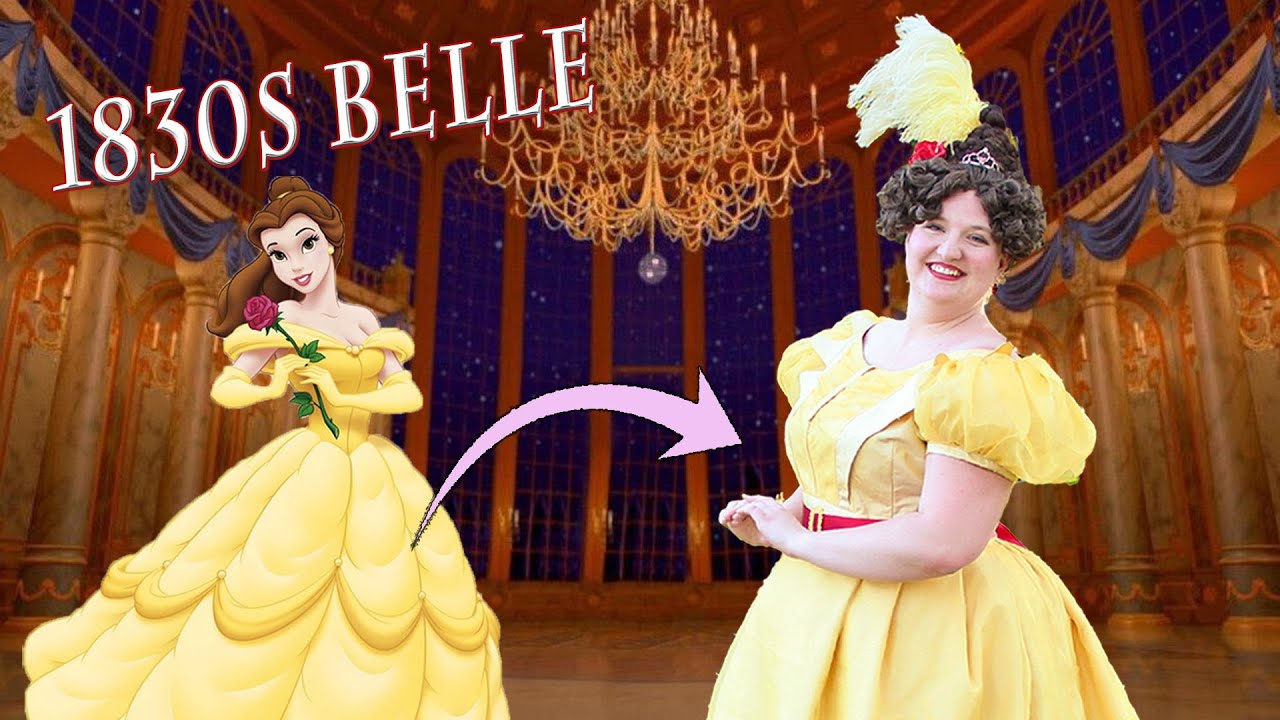 I made a Historically Accurate Belle Gown || Historical Disney Costume