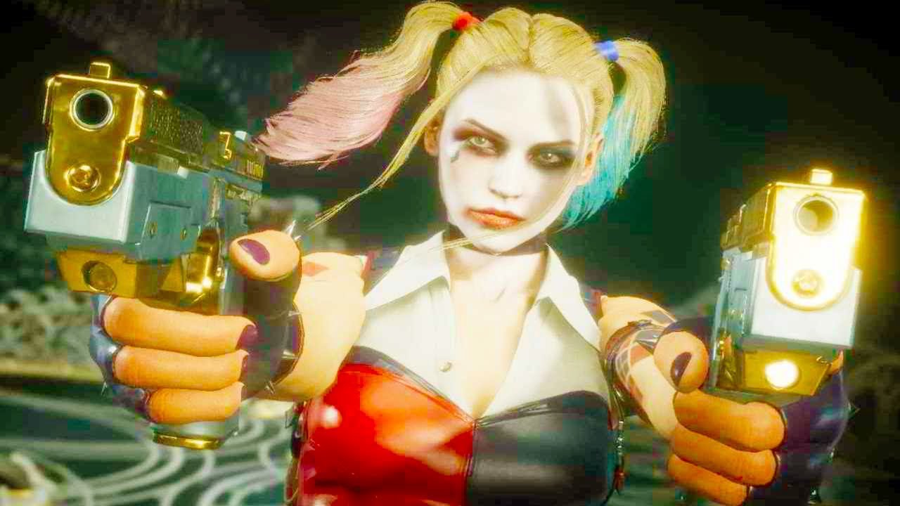 Mortal Kombat 11 PC - Cassie Cage Harley Quinn Costume Performs Intro Dialogues Vs All Characters