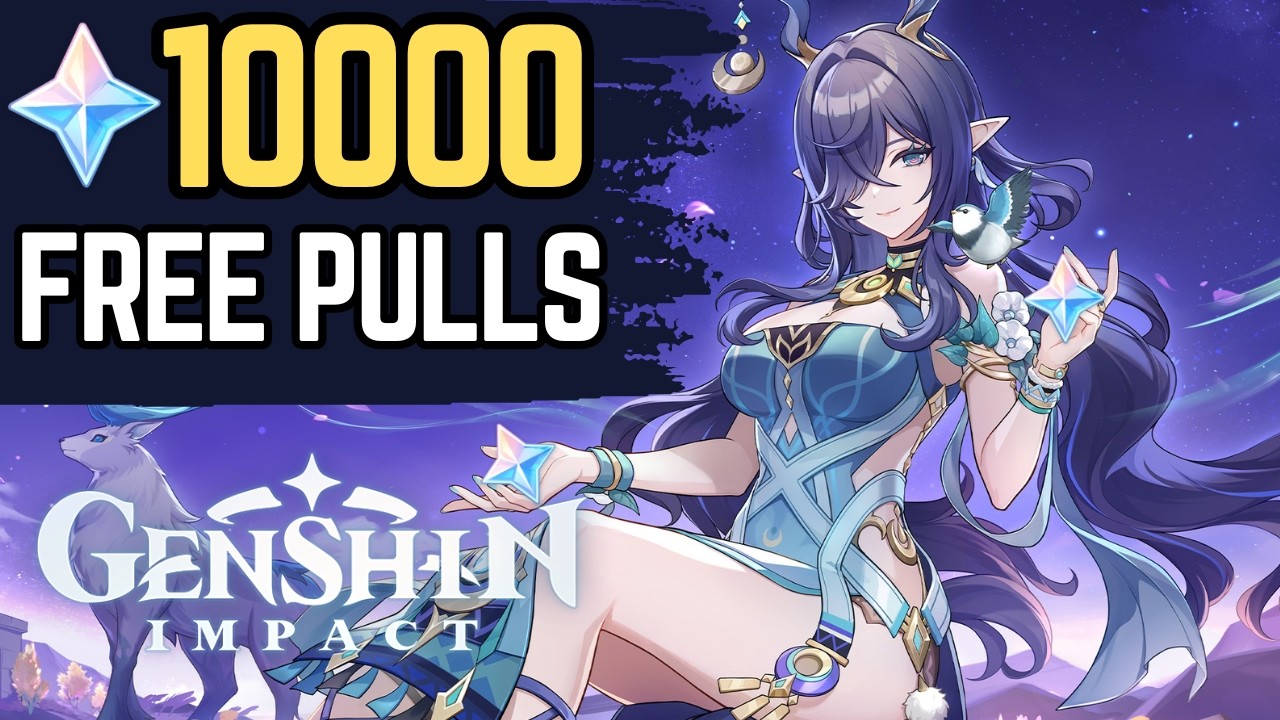 Масштабное событие по Genshin Impact! Получите 10000 примогемов и множество попыток призыва персо...