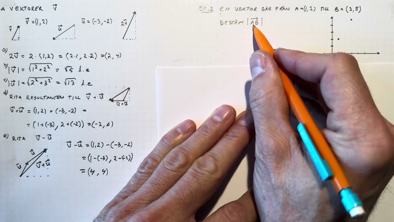 Matematik 1c Vektorer