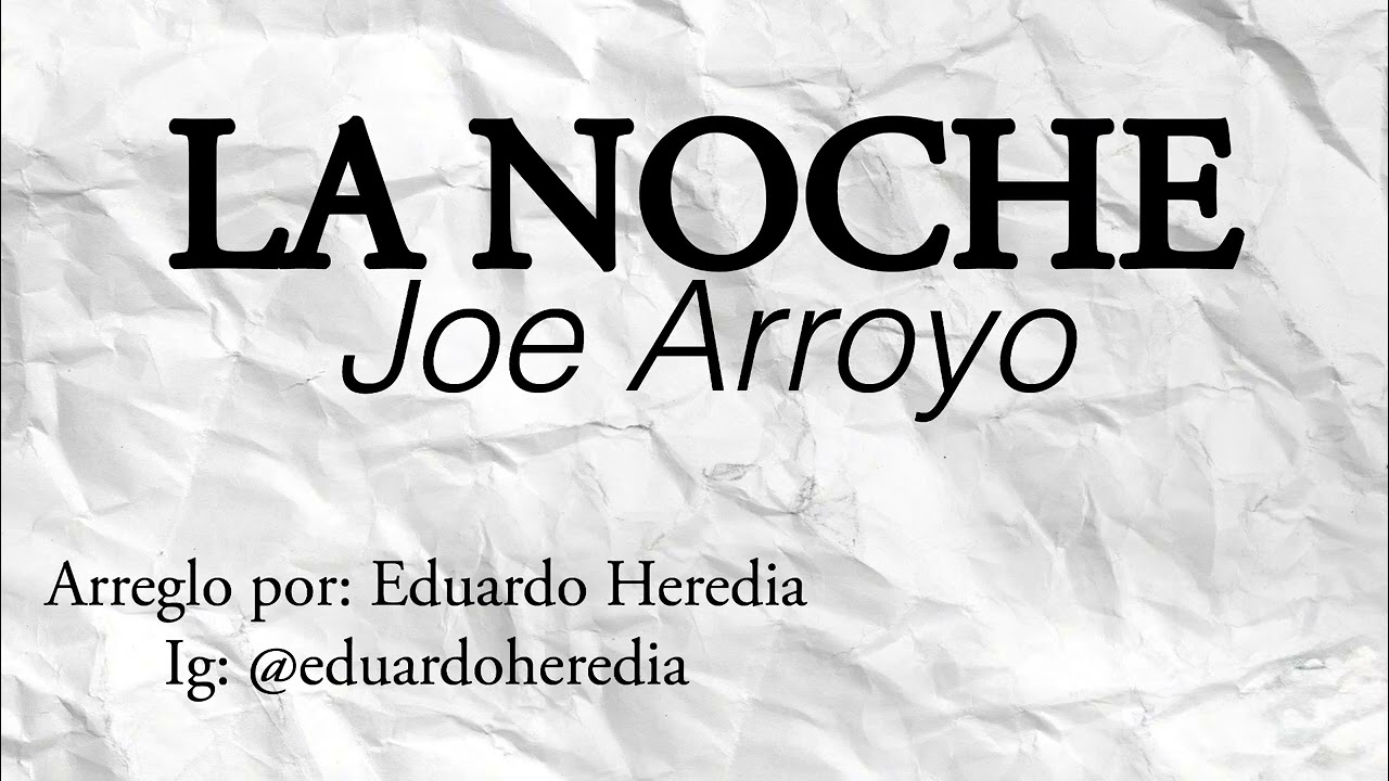 LA NOCHE - Arreglo para banda de marcha