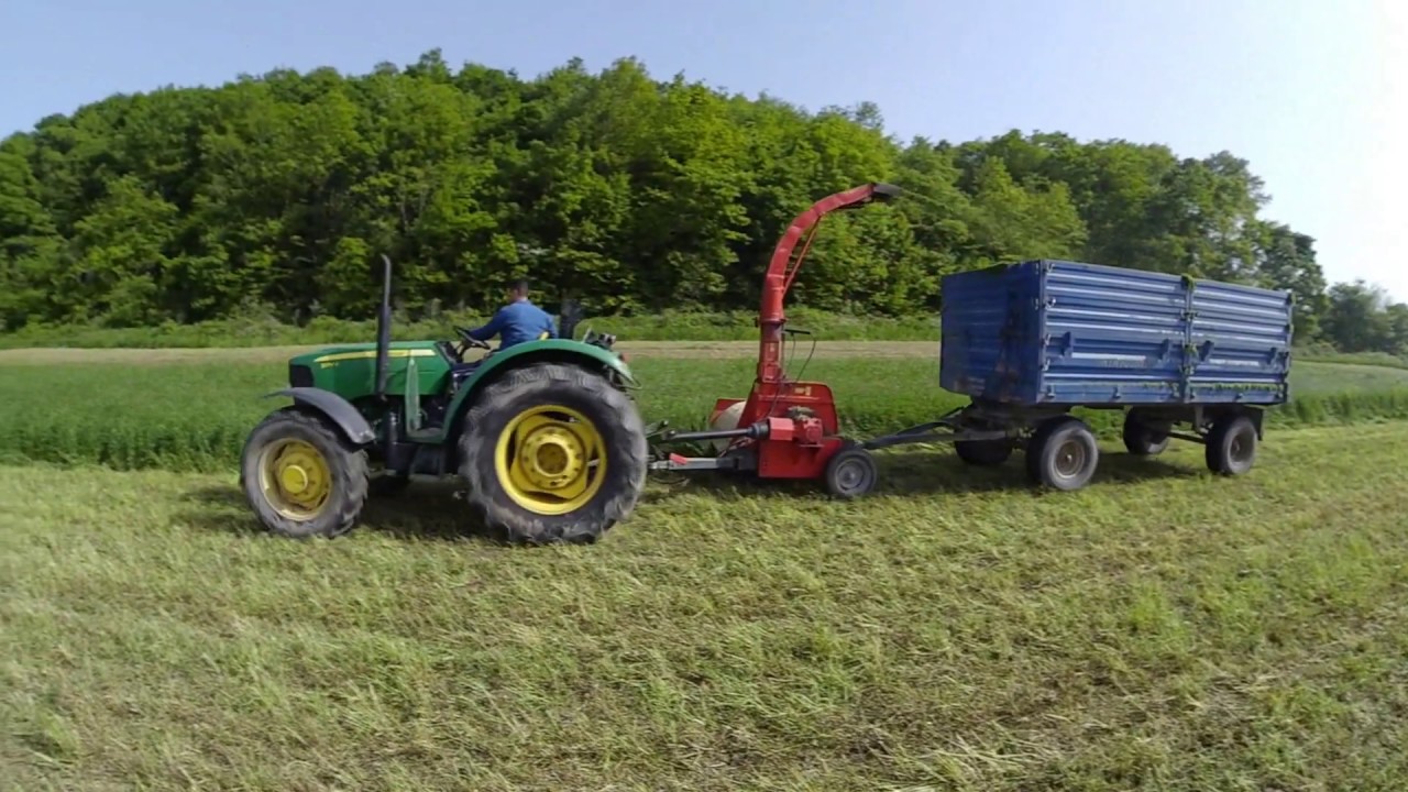 Yonca silaji yapıyoruz / John Deere 5075E