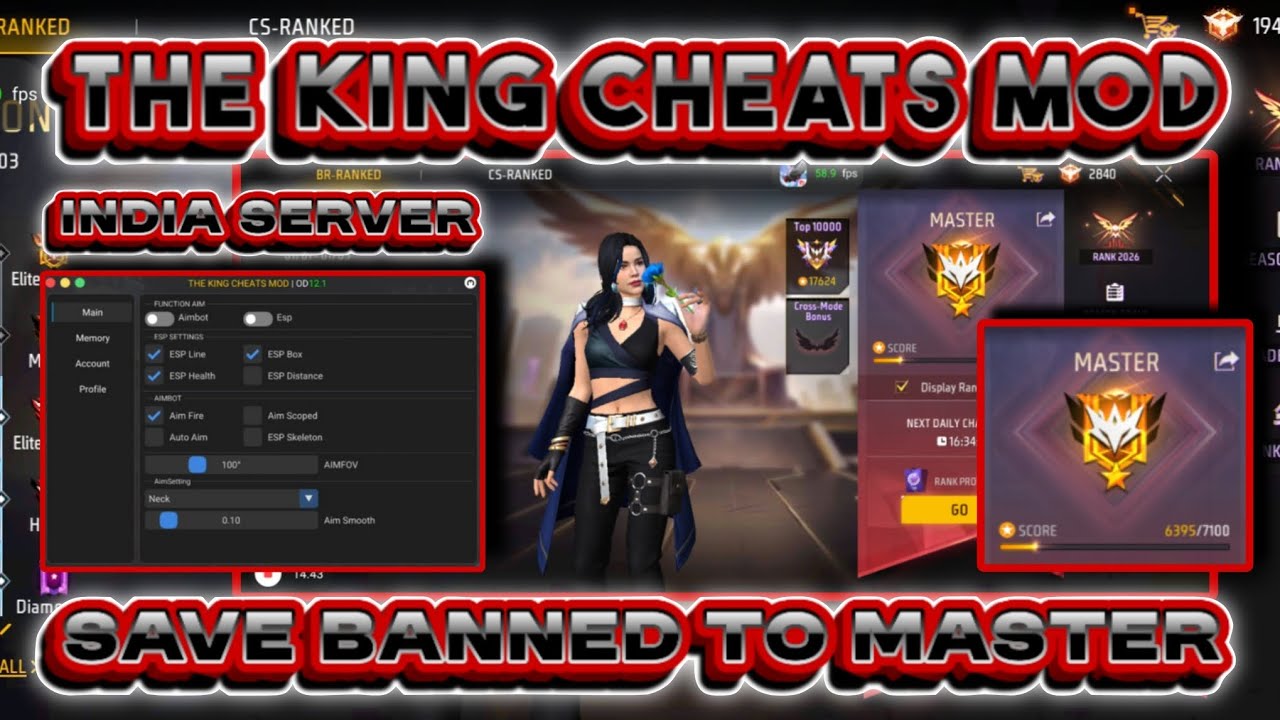 THE KING CHEATS MOD  UPDATE 🔥 SAVE BANNED 🔥