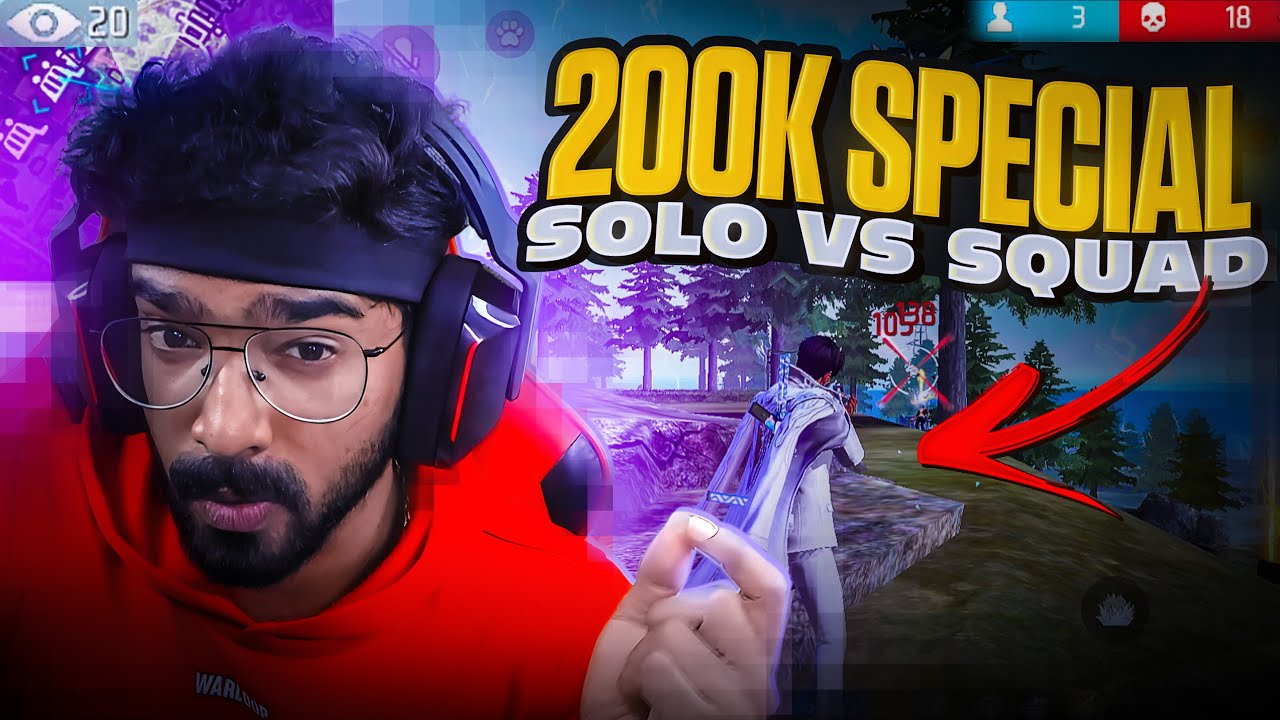 Episode 1 SOLO VS SQUAD 20 KILLS BUNNY MP40 FULL GAMEPLAY | WARLOOP  | FREE FIRE MAX