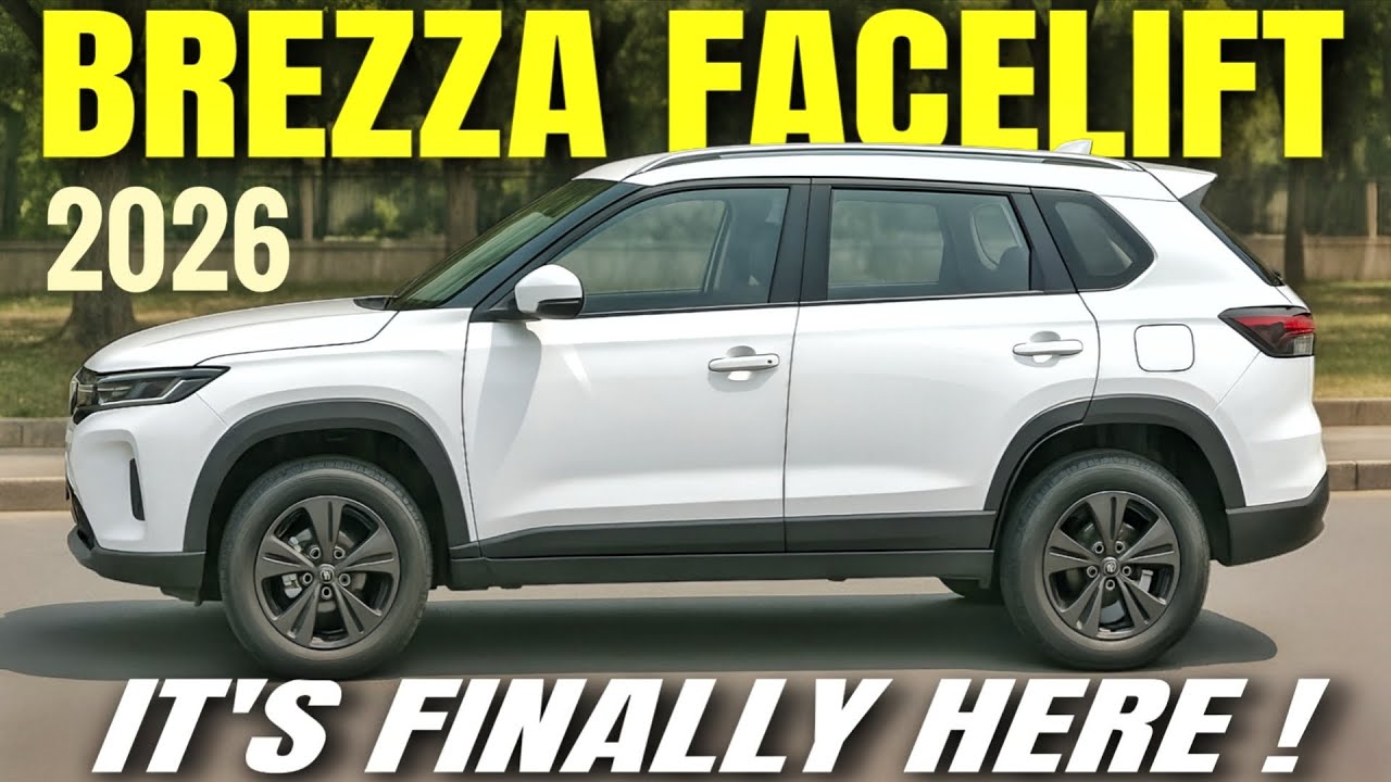 New Maruti Brezza Facelift 2026 - It's Here! | New Brezza Facelift 2025 Launch Date in India