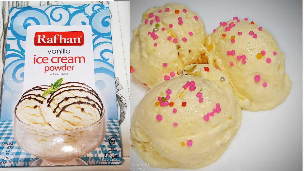 Rafhan Vanilla Ice Cream Recipe|Easy Rafhan Vanilla Icecream|How To Make Vanilla Ice Cream|Roshni Co