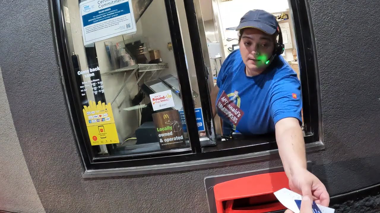 $2.11 McDonald's Drive Thru, Coke, 3030 Walker Ave NW, Walker, Michigan, 27 August 2024, NGH10035
