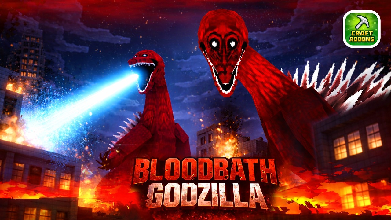 Minecraft, но я призвал Годзиллу из BloodBath | Новый аддон BloodBath
