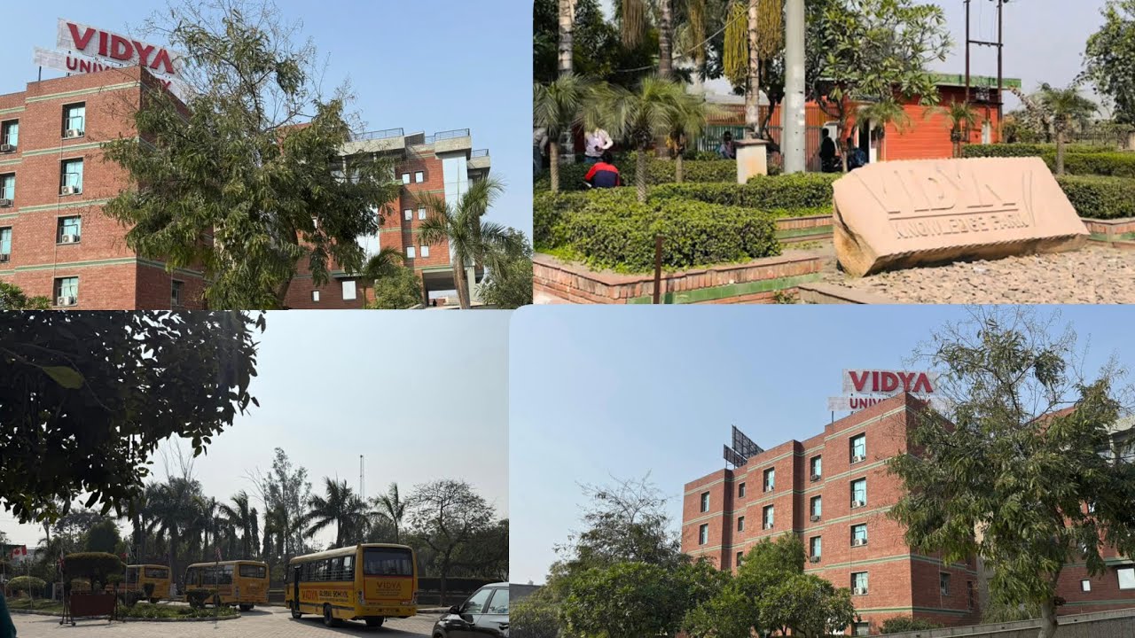 Vidya University || Vidya knowledge park Meerut || campus tour genuine review || vlogs with vansh ||