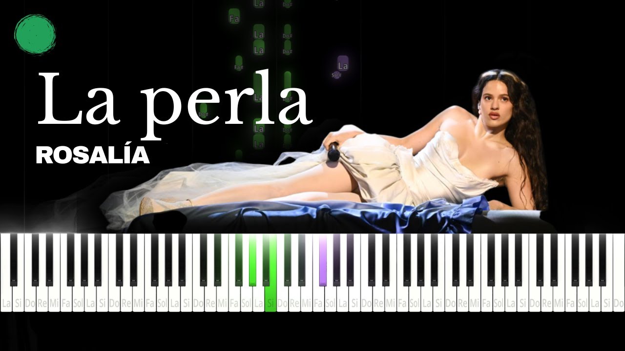 La perla · Rosalía (FÁCIL) I Piano tutorial