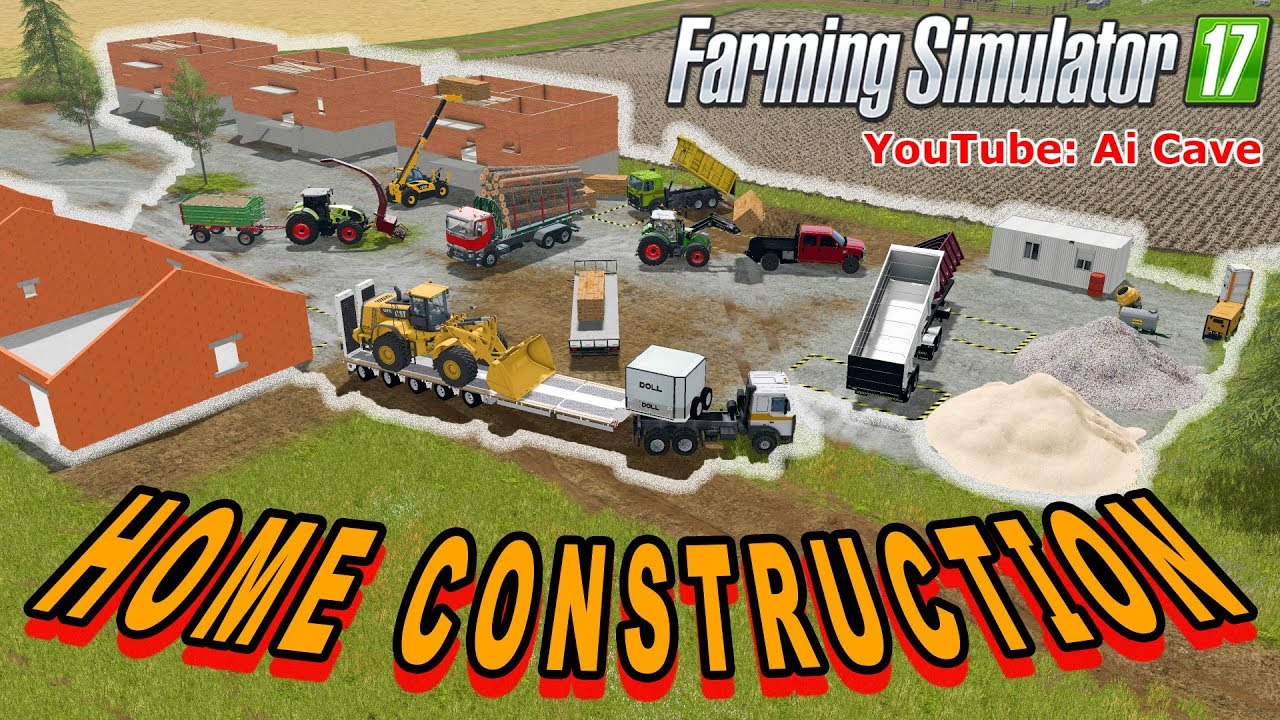 Строительство дома. Горное дело. Производство досок - Farming Simulator 2017 Mods