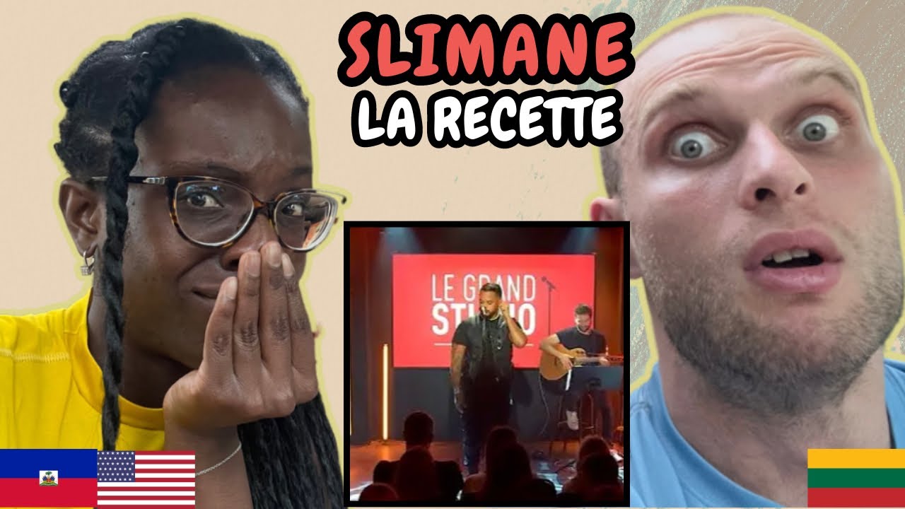 REACTION TO Slimane - La Recette (Live at Le Grand Studio RTL) | FIRST TIME HEARING LA RECETTE