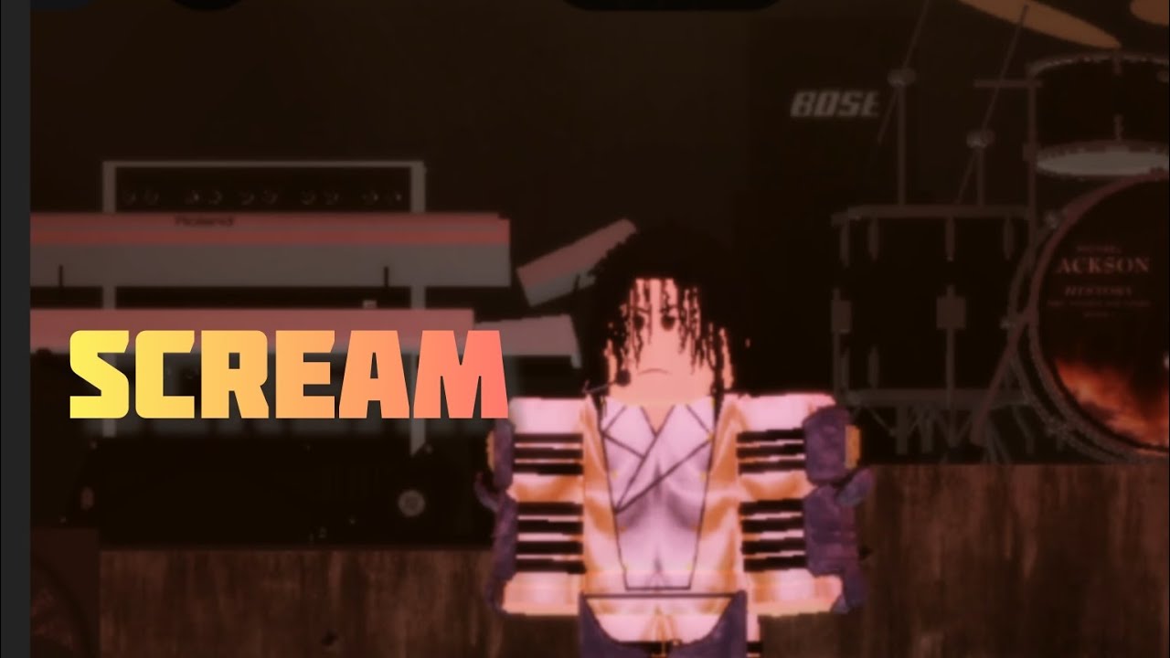 Michael Jackson history tour/ scream / live in Roblox